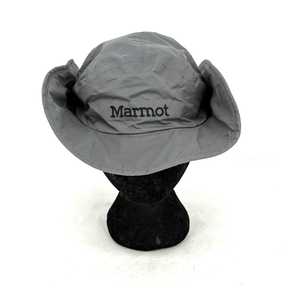 Marmot PreCip Safari Hat Gray Waterproof Magnetic Brim Adult Size Large